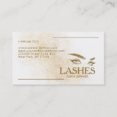 Brown Eyes And Lashes  Visitenkarte (Vorderseite)
