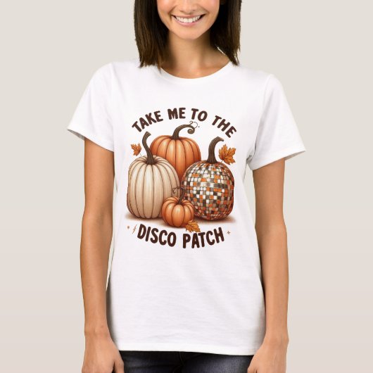 BROWN FALL DISCO PUMPKINS T-Shirt (Vorderseite)