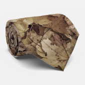 Brown fall maple leaves krawatte (Gerollt)