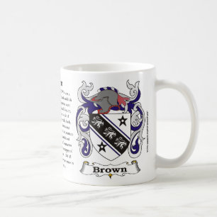 Brown-Familien-Wappen Tasse