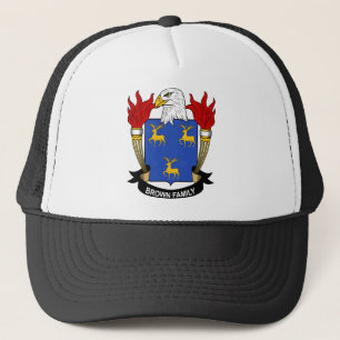 Brown-Familien-Wappen Truckerkappe