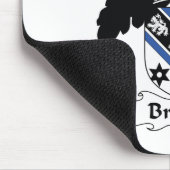 Brown-Familienwappen Mousepad (Ecke)