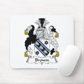 Brown-Familienwappen Mousepad (Mit Mouse)