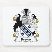 Brown-Familienwappen Mousepad (Vorne)