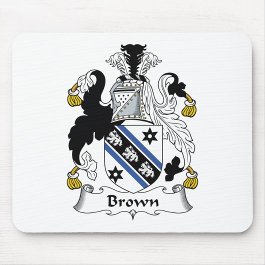 Brown-Familienwappen Mousepad (Vorne)