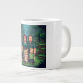 Brown Family Coffee Mug  Jumbo-Tasse (Vorderseite Rechts)