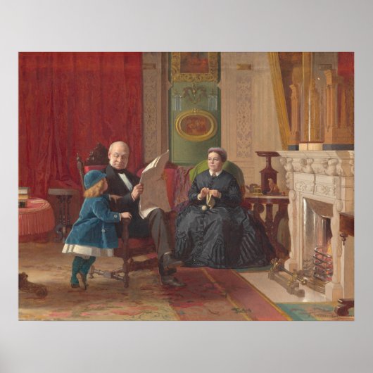 Brown Family - Eastman Johnson Fine Art Poster (Vorne)
