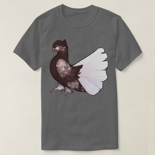 Brown Fantail T-Shirt (Design vorne)