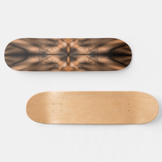 Brown Fantasy Bio Hintergrund Skateboard (Horizontal)