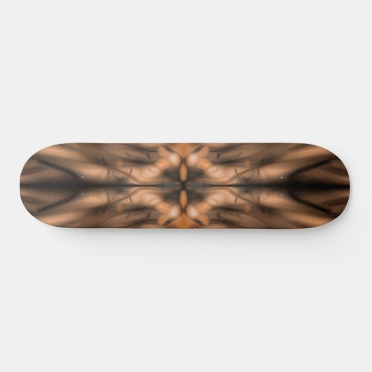 Brown Fantasy Bio Hintergrund Skateboard (Horizontal)