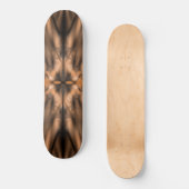 Brown Fantasy Bio Hintergrund Skateboard (Vorderseite)
