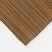 Brown Faux Wood Grain Illustration Fleecedecke (Ecke)