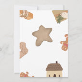 Brown Favorite Threads tauschen Geschenke Weihnach Einladung (Rückseite)