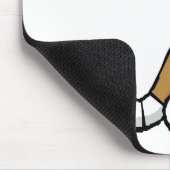 Brown-Feld-Hockey-Stock Mousepad (Ecke)