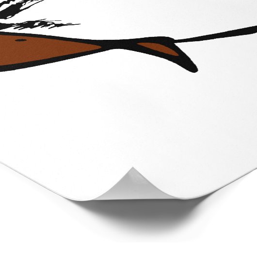 Brown Female Me Gusta Comic Rage Face Meme Poster (Ecke)