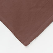 Brown Fleece Blanket (Ecke)