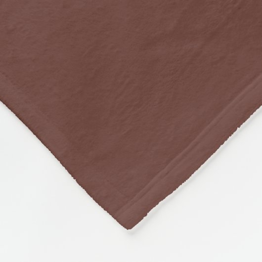 Brown Fleece Blanket (Ecke)