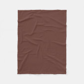 Brown Fleece Blanket (Vorderseite)