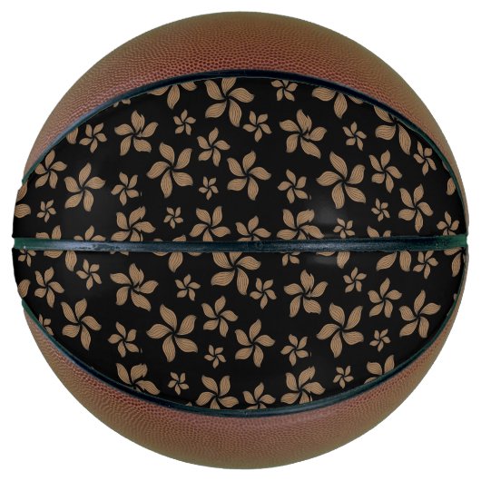Brown Floral Basketball (Vorderseite)