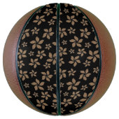 Brown Floral Basketball (Vertikal)