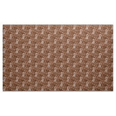 Brown Floral Fabric Stoff (Yard (91,4 cm))