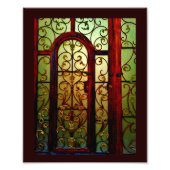 Brown Floral Fotodruck (Vorne)