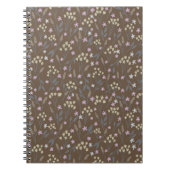 Brown floral journal notizblock (Vorderseite)