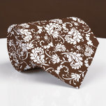 Brown Floral Pattern Custom Necktie Krawatte<br><div class="desc">This custom necktie features a sophisticated floral pattern, making it a stylish and unique accessory. It's perfect for adding a touch of personality to any outfit, whether it's for a special occasion or everyday wear. The high-quality fabric ensures a comfortable and long-lasting wear, and the custom design allows you to...</div>