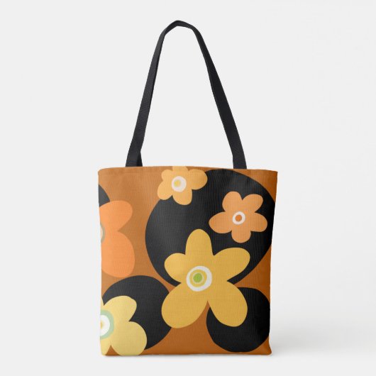 Brown floral tasche (Rückseite)