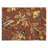Brown floral tischdecke (Vorderseite (Horizontal))
