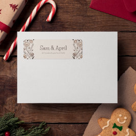 Brown Floral Wedding Theme