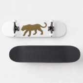 Brown Florida Panther Skateboard (Horizontal)