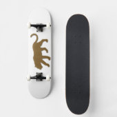 Brown Florida Panther Skateboard (Vorderseite)