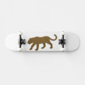 Brown Florida Panther Skateboard (Horizontal)