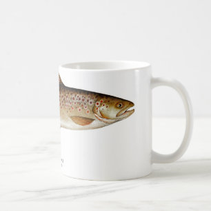 Brown-Forelle-Fisch-Kaffee-Tasse Kaffeetasse