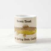 Brown-Forelle-Tasse Kaffeetasse (Mittel)