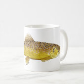 Brown-Forelle-Tasse Kaffeetasse (VorderseiteRechts)