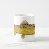 Brown-Forelle-Tasse Kaffeetasse (Mittel)
