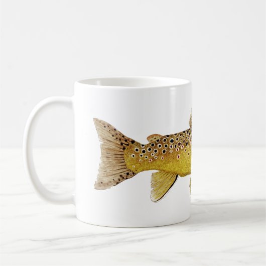 Brown-Forelle-Tasse Kaffeetasse (Links)