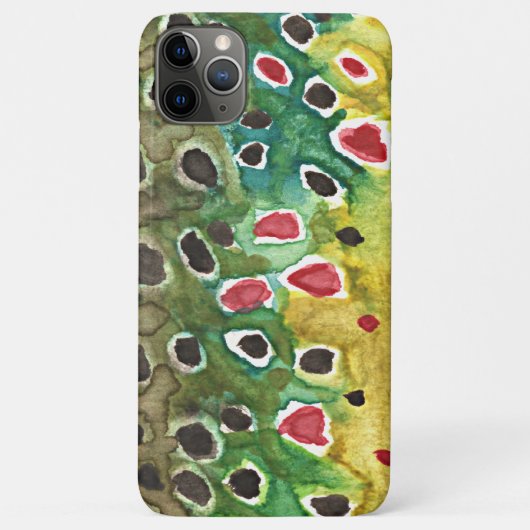 Brown Forellenfell für Fliegenfischer Angler Schön Case-Mate iPhone Hülle (Rückseite)