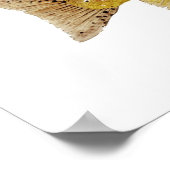 Brown Foreut Art Poster (Ecke)