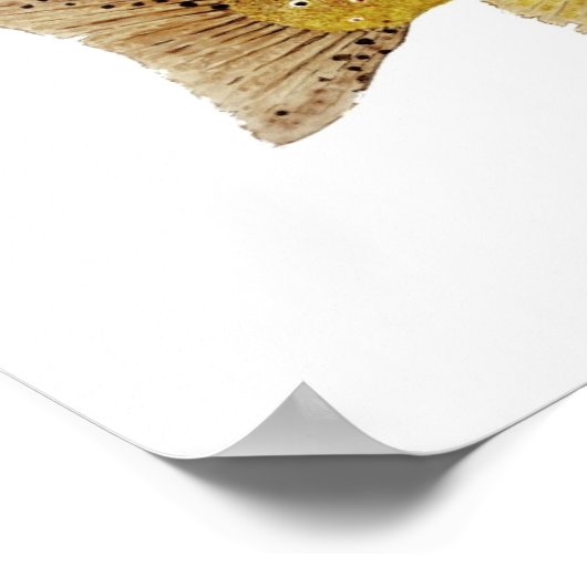 Brown Foreut Art Poster (Ecke)