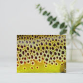 Brown Foreut by PatternWear© Postkarte (Stehend Vorderseite)