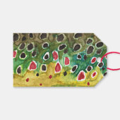 Brown Foreut Fishermen Geschenkanhänger (Vorderseite (Horizontal))