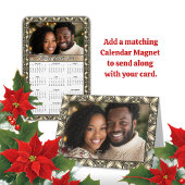 Brown Foto Peace & Joliday Karte