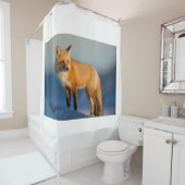 Brown Fox Duschvorhang (Beispiel)