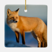 Brown Fox Keramikornament (Rückseite)