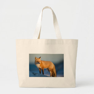 Brown Fox Large Tote Bag Jumbo Stoffbeutel