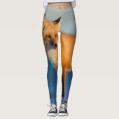 Brown Fox Leggings (Vorderseite)