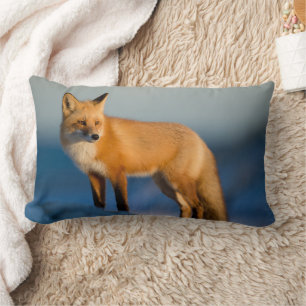 Brown Fox Lumbar Kissen